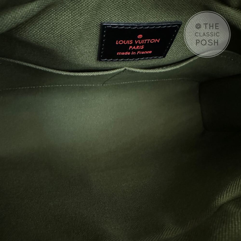 EUC Louis Vuitton Infrarouge Soft Trunk Clutch Bag GM Crossbody Shoulder - Picture 9 of 14